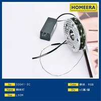 50M RGB LED luci stringa con 500 LED 110V filo verde PVC IP68 valutato per paesaggio e giardino uso fornitore all'ingrosso - Product Image 1