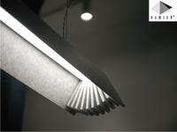 Lumière LED industrielle nordique Lampe de bureau Suspension minimaliste moderne