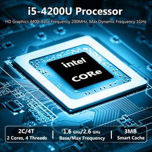 US Stock Industrie <span class=keywords><strong>computer</strong></span>, Core i5 CPU, 2xCOM RS232, Dual Display HD VGA, lüfter loser Mini-PC, Voll metall gehäuse - Product Image 6