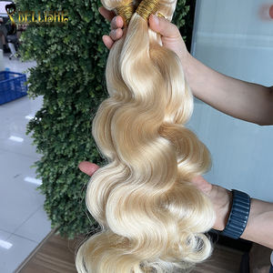 Bellishe Body Wave indien cambodgien vente en gros paquets de cheveux ondulés vierges Remy en vrac blond <span class=keywords><strong>613</strong></span> paquets de cheveux humains bruts de vague de corps - Product Image 2