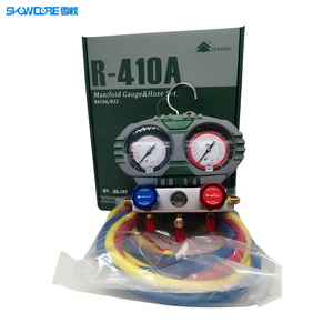 HONGSEN Ensemble de manomètres en laiton pour climatisation automobile, réfrigérant/<span class=keywords><strong>gaz</strong></span> ammoniacal, R22 <span class=keywords><strong>134</strong></span> R32 R410A - Product Image 1