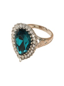 Anello Blu da Donna Stile Vintage per Uso Quotidiano, Accessorio da Dito - Product Image 6