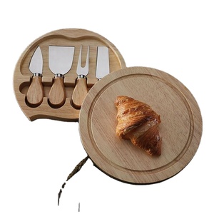 Tabla de Quesos y Juego de Herramientas - Bandeja de Madera para Quesos y Cuchillos de Acero Inoxidable, Set de Regalo de Tabla de Servir de Madera de Roble - Product Image 2