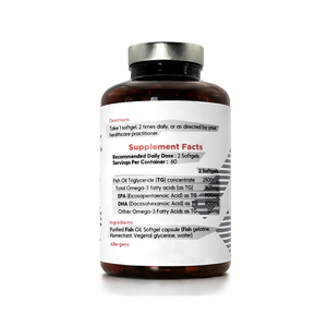 Cápsulas blandas de Omega-3 EPA y DHA sin gluten de marca privada de alta calidad, saludables para los ojos, promueven la salud cerebral y el apoyo articular. - Product Image 3