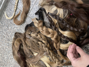 Siap untuk dikirim Wig medis rambut manusia Pixie potong Wig kualitas medis rambut Slavic Wig Pu Eropa topi kulit untuk wanita putih - Product Image 6