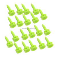 Tee de golf portable en plastique avec logo personnalisé, mini-tee de golf de 25 mm et différentes tailles, accessoires d'entraînement de golf