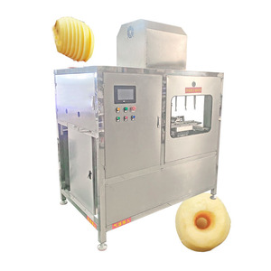 Machine industrielle électrique automatique pour retirer le cœur, couper, peler et trancher les fruits (pommes, oranges, mangues) - Product Image 5