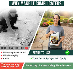 Colle transparente pour paillis de jardin, utilisée pour fixer les pierres sur liant de gravier en résine, colle à roche pour aménagement paysager - Product Image 5