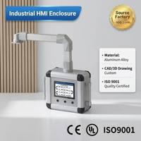 Boîtier de commande cantilever en alliage d'aluminium IP54 OEM d'usine pour HMI, pour équipement d'automatisation CNC