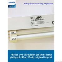 Lampe UV Philips Actinic BL PL-L 36W/10/4P - Culot 2G11, Sortie UVA 8,5W, Lumière Noire pour Destructeurs d'Insectes, UV-B Faible et Sûr