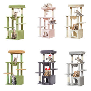 निर्माता थोक सिसल शॉर्ट प्लग स्थिर ग्रे बेज ब्राउन टॉवर कंंडो बिल्ली के पेड़ - Product Image 1