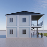 Conteneurs préfabriqués modernes sur mesure 20FT/40FT, maisons préfabriquées, villas de luxe, bâtiments de bureaux, en kit, importés de Chine