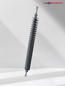 Isolateur composite en silicone 420 kV pour ligne de transmission haute tension, isolateur de suspension à extrémité en clé, polymère - Product Image 1