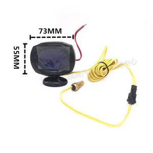 Voltímetro digital de temperatura del agua Lyh con pantalla LCD de 12V 24V para automóviles, camiones y maquinaria de construcción - Product Image 4