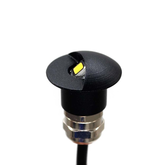 WEIKEN Modern 12V Mini LED Step Lights Eyelid Design for Landscape Waterproof Outdoor Recessed Floor Lighting Low Voltage