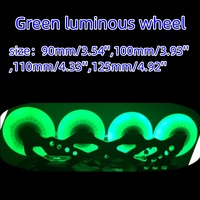 Accessoires de sport de plein air Roues de patins à roulettes lumineuses à LED clignotantes 90A Patinage de vitesse Slalom Glisse Roues de patins à roulettes en ligne 90 100 110mm