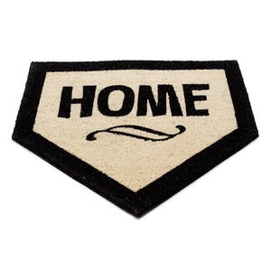 Paillassons en fibre de coco en forme de plaque de base de baseball - Product Image 1