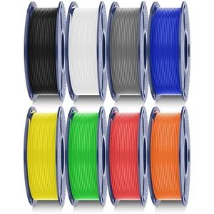 Filamento FDM de 1.75mm, 1kg, PLA, Material de Impresión 3D, Bobinado Ordenado, Sin Enredos, Envasado al Vacío, Alto Flujo, Consumibles para Impresora 3D - Product Image 2