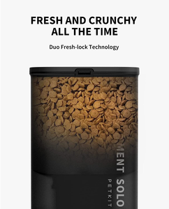 Dispensador de comida para mascotas de acero inoxidable con alimentador inteligente automático para gatos al por mayor con función WiFi y control por aplicación de cuencos múltiples - Product Image 5