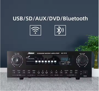Amplificateur de scène HIFI Bluetooth professionnel OEM haute puissance avec anti-Feedback USB et basses puissantes pour les fans de karaoké