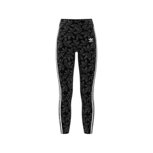 Leggings pour filles Adidas MSS-HF4871 Dance Graphic taille haute, taille S, couleur carbone/noir/blanc - Product Image 1