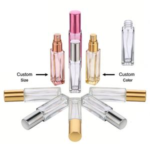 Venta al por Mayor de Botellas de Spray Cuadradas Mini de Vidrio de 6 ml, Impresas, Coloridas, Vacías, para Muestras de Perfume - Product Image 3