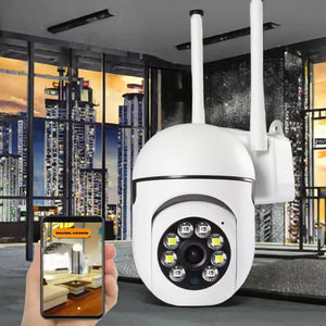 360 Derece CCTV Wifi Küçük PTZ Güvenlik Kamerası CMOS Sensör Kablosuz Gece Görüşlü Çift Yönlü Sesli Pan Tilt 2MP Hafıza Kartlı - Product Image 3
