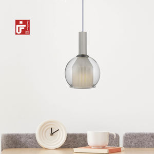 <span class=keywords><strong>Lampe</strong></span> de plafond rétro créative pour la décoration de bar à la maison Luminaires suspendus en verre vintage Conception de <span class=keywords><strong>lampe</strong></span> imprimée en 3D - Product Image 4