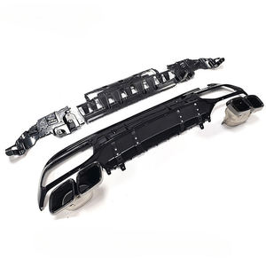 Difusor Trasero AMG C63S con Puntas de Escape para <span class=keywords><strong>Mercedes</strong></span> <span class=keywords><strong>Benz</strong></span> Clase <span class=keywords><strong>C</strong></span> W205 Lci 2019-2021 Sport - Product Image 2