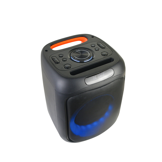 T 6.5 Inch Portable Wireless LED Light Speaker Sound Bass Dj Karaoke Party Box Bluetooth Speaker