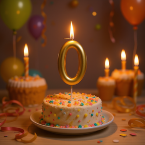 PARTY GOK เทียนวันเกิดตัวเลขโลหะ 9.5 ซม. ตกแต่งเค้กสไตล์หรูหราสำหรับงานเลี้ยงวันเกิด - Product Image 2