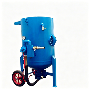 Machine de sablage portable à faible consommation d'effort, équivalente à 50-80 travailleurs par jour pour le traitement du magnésium, du <span class=keywords><strong>zinc</strong></span> et de l'aluminium - Product Image 1