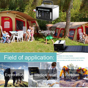 Batería Solar portátil de 1kw para exteriores, inversor de Camping, Usb, Rv, batería de litio Lifepo4, CA, CC - Product Image 6