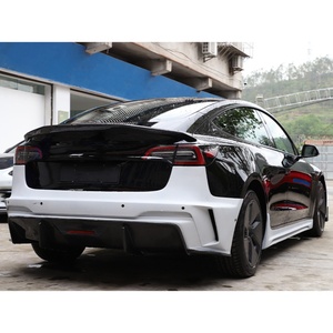 2017-2025 Car Modification Upgrade Gen2 Resin Body Kit Front Rear Bumper Lip <b>Engine</b> <b>Hood</b> Side Skirt for Tesla Model 3 - Product Image 6