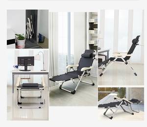 Chaise longue pliante confortable à réglage direct d'usine, lit de chaise pliante, <span class=keywords><strong>matelas</strong></span> - Product Image 5