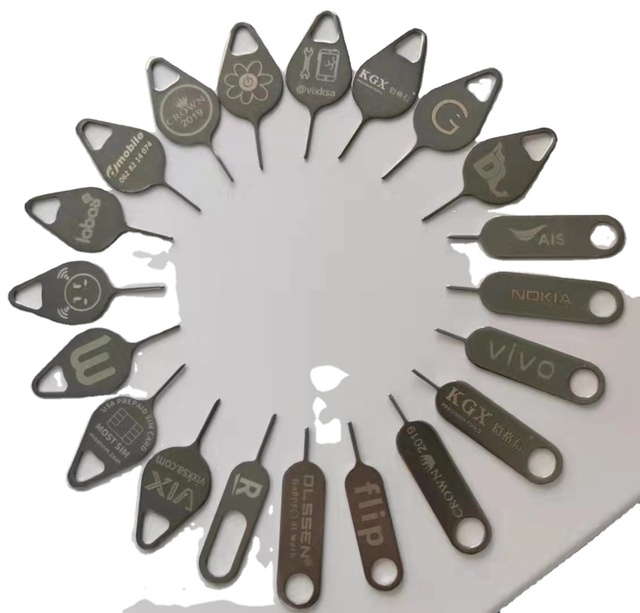 Sim Card Pin Key Needle Manufacturer SIM Card Tray Remover Eject Tool Pin Repair kit tools Universal Card Tray Ejector Eject Pin