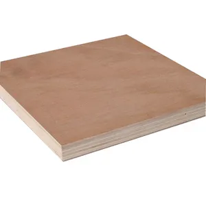 Okoume-pegamento e1 para muebles, suministro chino de madera contrachapada de grado comercial, 12mm, bb/cc