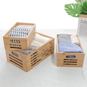 Caja <span class=keywords><strong>de</strong></span> Almacenamiento Rectangular <span class=keywords><strong>de</strong></span> Madera sin Acabado, Tallada, Ecológica, Ligera, Estilo Rústico, Multifuncional, para Escritorio, Adornos, Flores, Libros - Product Image 1