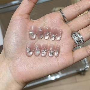 <span class=keywords><strong>Uñas</strong></span> Postizas Acrílicas de Lujo con Efecto Ojo de Gato, Diseño de Ataúd Cuadrado, Molde 3D, Glamorosas para Uso Diario, Venta al por Mayor - Product Image 2