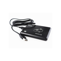 Lector de Tarjetas Inteligentes sin Contacto NFC USB para Windows y Android, Material ABS, Lector RFID 13.56 con Soporte para Protocolo ISO 14443A