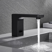 Robinet de lavabo à capteur, robinet économiseur d'eau, robinetterie en laiton, robinet automatique sans contact, robinet de lavabo de salle de bain