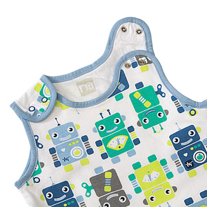 Sac <span class=keywords><strong>de</strong></span> couchage bébé 100% coton double couche anti-gigotement pour enfants, idéal pour <span class=keywords><strong>chambre</strong></span> climatisée en été - Product Image 3