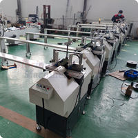 Table d'assemblage de profilés en PVC pour la fabrication de double vitrage portable, avec bande en caoutchouc, pour la fabrication de fenêtres et de portes