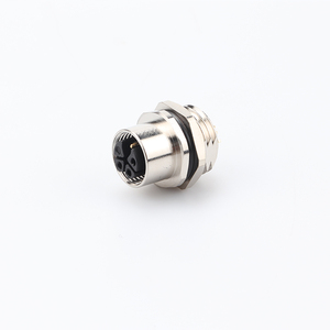 Conector de automatización M8 M12 M16 M23 7/8 Tornillo a B D Código 3P 4P 5P 6P 8P Sensor impermeable Conector recto derecho de metal - Product Image 2