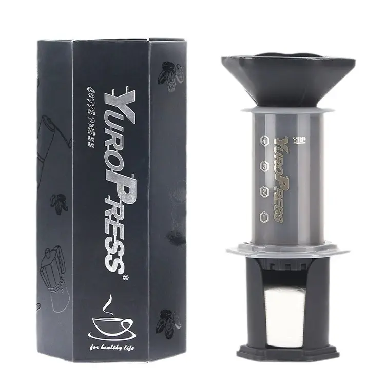 Yuropress Portable Travel Coffee   Espresso Maker Quick   Delicious for Home or Office Use