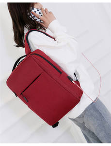 K1102 USB unisexe sac à dos pour ordinateur portable nouveaux styles pour les affaires simples et les voyages décontractés pour hommes et femmes - Product Image 6