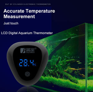 Plastic Touch Lcd Digitale <span class=keywords><strong>Aquarium</strong></span> Thermometer Fishtank Thermometer Meter - Product Image 2