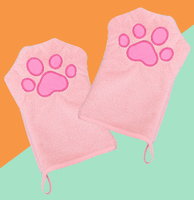 Gants de lavage pour animaux de compagnie, serviette de toilettage pour chien, serviette pour animaux de compagnie, douce, pliable, en microfibre, lavable en machine, portable, écologique