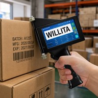 Máquina de Codificación de Inyección de Tinta Portátil de Doble Cabezal Willita, Impresión Multilínea para Etiquetado de Productos en el Hogar y la Tienda