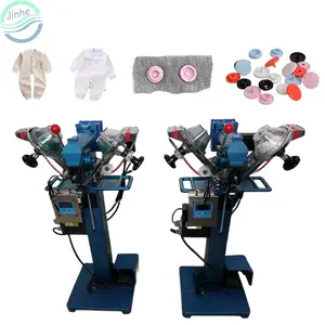 Cloth Jeans shirt metal snap button press fasten attaching machine raincoat plastic button attach fastener fastening machine